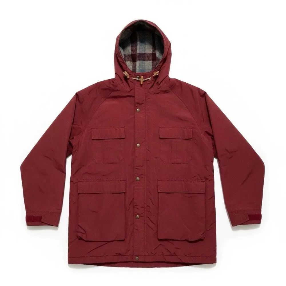 Vintage L.L. Bean Baxter State Parka Jacket Mens‎ L Wool Blanket Lined Chore USA